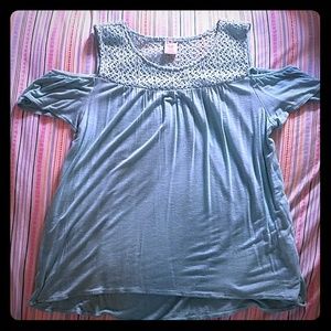 Mint Green Arizona Off-shoulder Flounce Tank Top